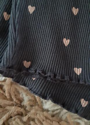 Кофтинка в рубчик с ❤  zara. 3