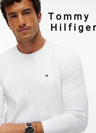 Брендовий чоловічий лонгслів. tommy hilfiger р 48