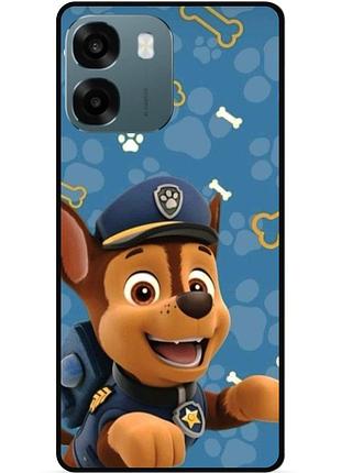 Силіконовий чохол бампер для oppo a6 з малюнком щенячий патруль