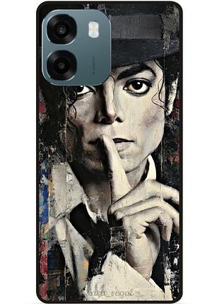 Силиконовый бампер чехол для oppo a6 с рисунком michael jackson майкл джексон