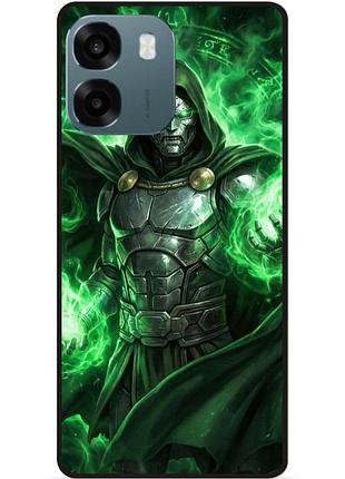 Силиконовый чехол бампер для oppo a6 с картинкой doomsday доктор дум avengers
