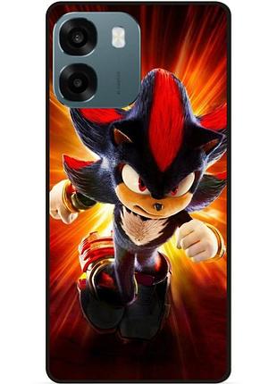 Силиконовый чехол бампер для oppo a6 с рисунком шэдоу соник sonik