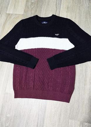 Чоловічий брендовий светр hollister, розмір м.