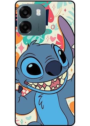 Силіконовий бампер чохол для oppo a6 з малюнком stitch стіч