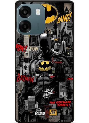 Силіконовий бампер чохол для oppo a6 з малюнком batman бэтмен