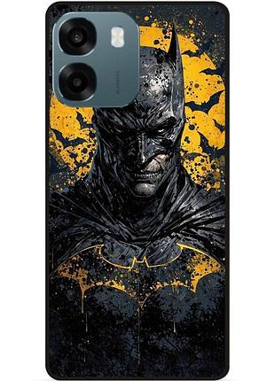 Силіконовий бампер чохол для oppo a6 з малюнком бэтмен batman