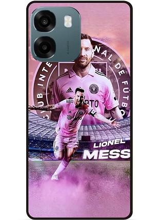 Силіконовий чохол бампер для oppo a6 з малюнком leo messi мессі