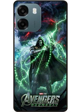 Силиконовый чехол бампер для oppo a6 doomsday доктор дум avengers