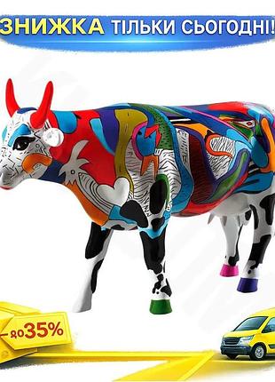Ku статуэтка корова ziv's universal fit udderly cool cow коллекционная полирезин для дома и интерьера uni2l_k