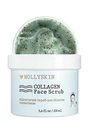 Скраб для лица hollyskin collagen face scrub с коллагеном 100 мл 0211h