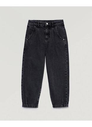 Джинсы широкие слоучие бананы от zara 6