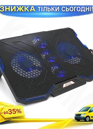 Ku подставка под ноутбук universal fit icecoorel 10-15,6 дюймов охлаждение с вентиляторами usb для раб uni2l_k