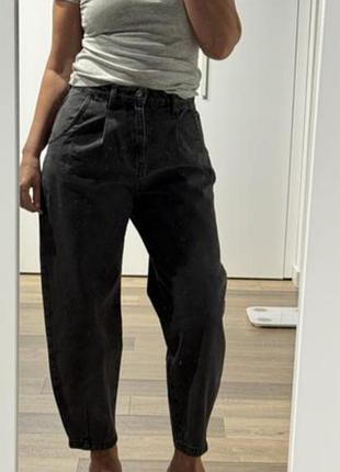 Джинсы широкие слоучие бананы от zara 8