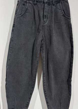 Джинсы широкие слоучие бананы от zara 7