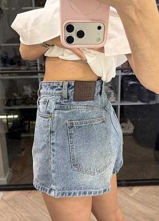 Шорти джинсові miu miu