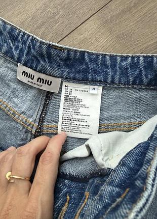 Шорти джинсові miu miu 5