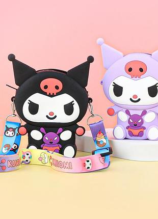 Детская силиконовая сумка hello kitty «куроми» 25-513