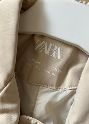 Тренч zara для дівчинки 3