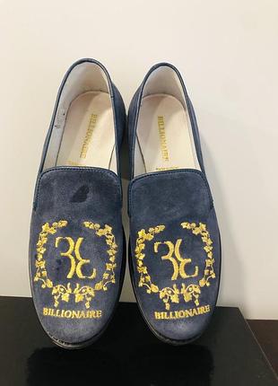 Billionare замшеві лофери 36,5 розмір.