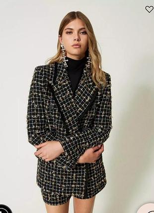 Видовой жакет шалфей twin set новый