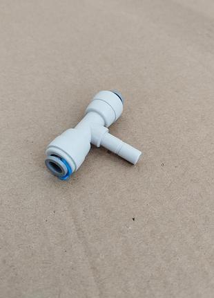 Фітінг, трійник 1/4" стержень – 1/4" трубка – 1/4" трубка