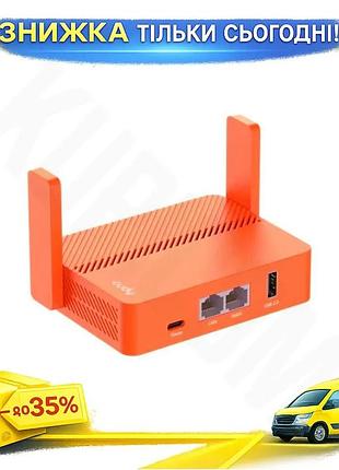 Ku маршрутизатор cudy wi-fi universal fit vpn оранжевый беспроводной роутер для офиса и дома с mesh си uni2l_k