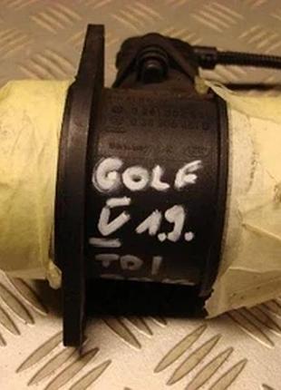 Дмрв розходомір повітря volkswagen audi skoda seat tdi 038906461b, б/в оригінал