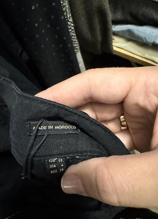 Штани massimo dutti чорні висока посадка розмір 36 3