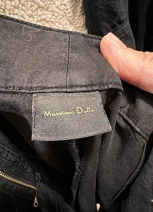 Штани massimo dutti чорні висока посадка розмір 36 4
