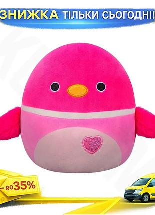 Ku м'яка іграшка squishmallows universal fit качка делла 13 см для дітей від 3 років м'яка іграшка для uni2l_k