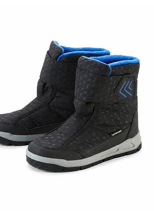Термо-сапоги с мембраной waterproof для мальчика crivit lidl 486841 32 черный