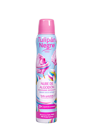 Дезодорант-спрей для тела tulipan negro хлопковое облако (200 мл)