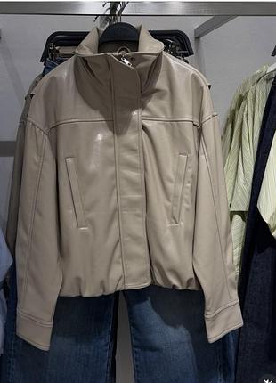 Куртка zara комір стійка осінь 🍂