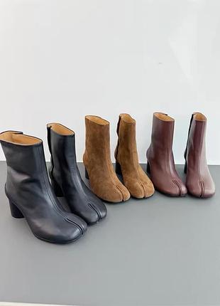 Ботинки натуральная кожа замша bottega