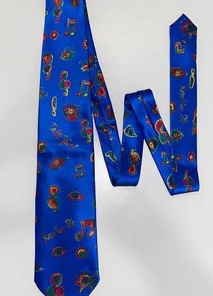 Чоловіча шовкова дизайнерська краватка fabric zurich limited edition one size
