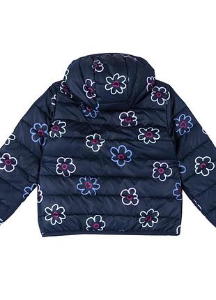 Куртка утеплена chicco down jacket blue flowers 2