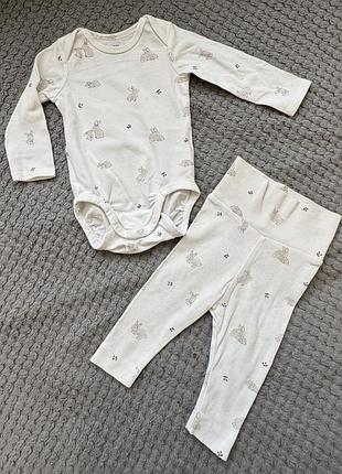 Костюм від h&m. на 0-3 місяці