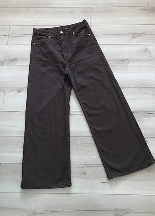 Джинси палаццо divided h&m розмір 48-50 (xl) | коричневі