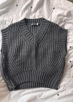 Жилетка вʼязана mint velvet