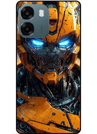 Чехол силиконовый бампер для oppo a6 бамблби bumblebee