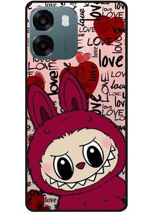 Чехол силиконовый бампер для oppo a6 с рисунком лабубу labubu