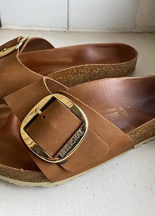 Шльопанці ортопедичні шкіряні birkenstock 40р. оригінал