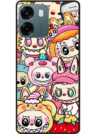 Силіконовий бампер чохол для oppo a6 з малюнком лабубу labubu
