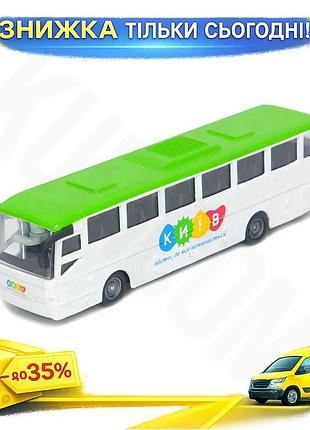 Ku автобус екскурсійний київ universal fit classic toys металева іграшка для хлопчика з інерційним мех uni2l_k