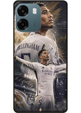 Силиконовый чехол бампер для oppo a6 с рисунком jude bellingham джуд беллингем