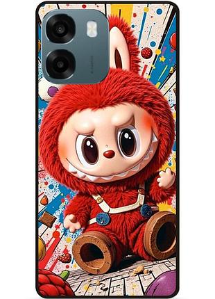 Силіконовий бампер чохол для oppo a6 з малюнком labubu лабубу