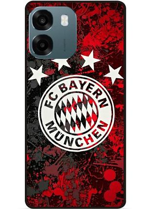 Чехол силиконовый бампер для oppo a6 с рисунком bayern бавария мюнхен