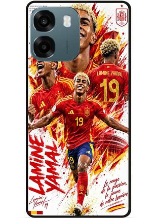 Чехол силиконовый бампер для oppo a6 с рисунком ламин ямаль lamine yamal messi