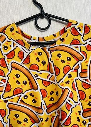 Футболка pizza pattern t-shirt 2