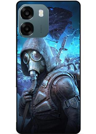 Силиконовый чехол бампер для oppo a6 stalker сталкер